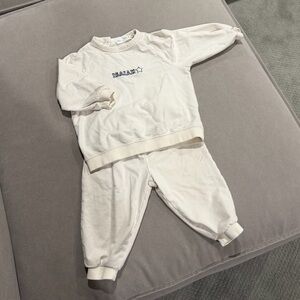 ISAIAH - Personalized Cream Kids Sweat Set
